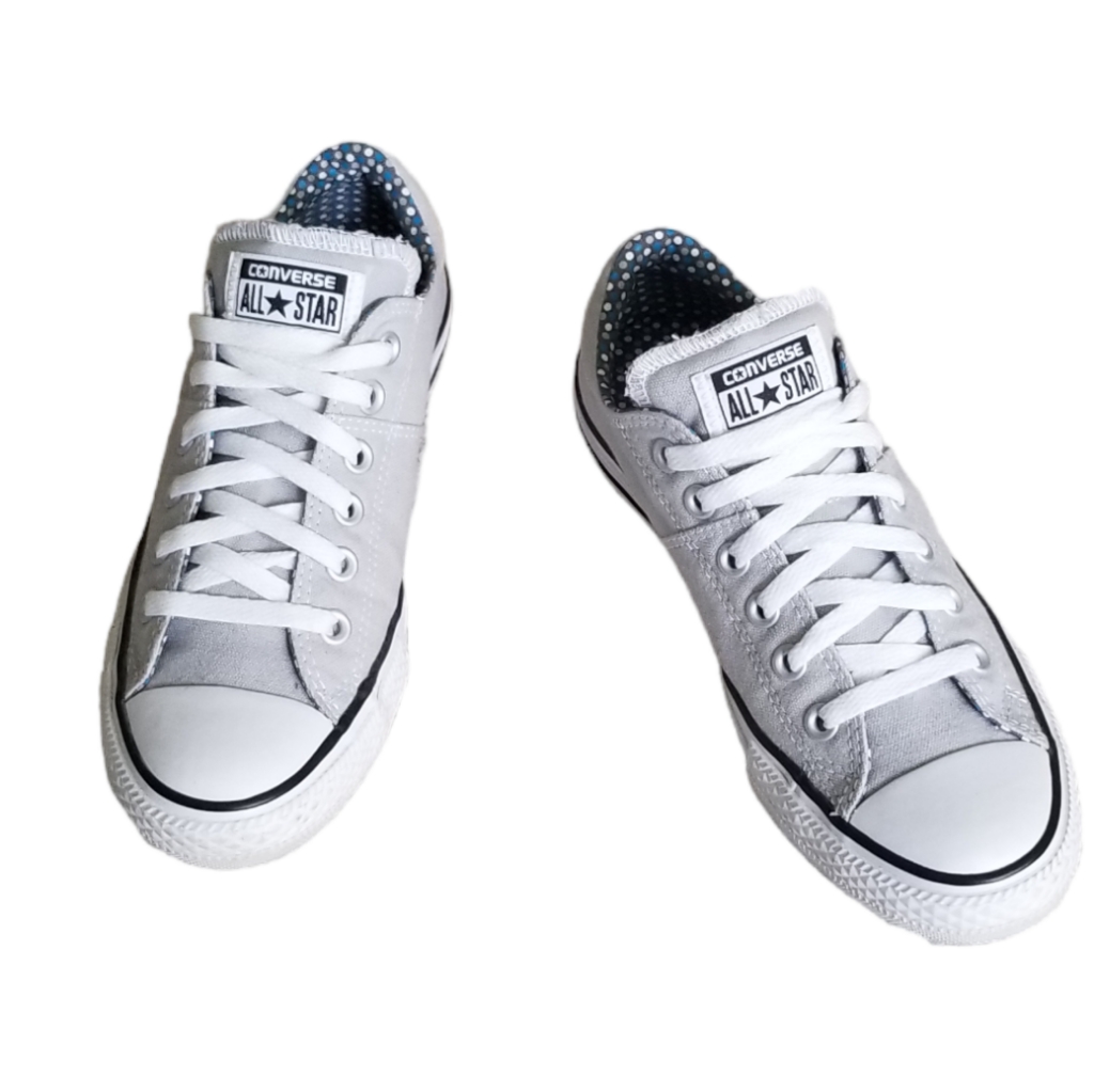 Converse All Star Madison Ox Womens 8 Lite Ash Grey Canvas Shoes 550828f Ctas